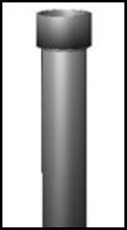 TUBERIA ABOCINADA DE PVC GRIS CED-80
