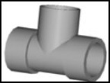 TEE DE PVC