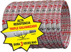 ALAMBRE TRIPLE GALVANIZADO PARA CERCA ELECT.