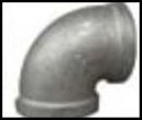 CODO DE 45 Y 90° DE HIERRO GALVANIZADO