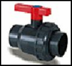 VALVULA DE BOLA PVC STANDAR UNIBLOCK TUERCA UNION